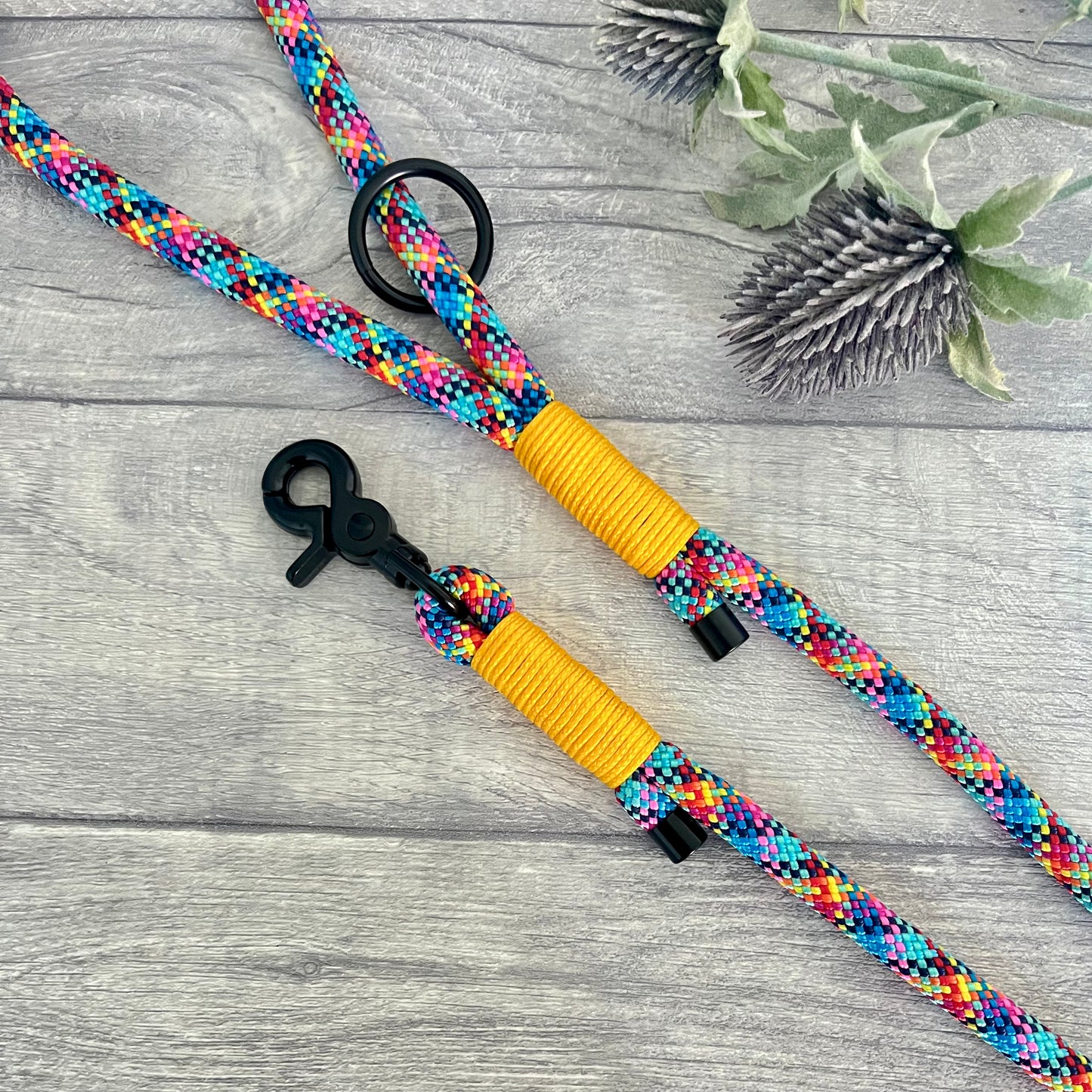 Confetti Paracord Rope Lead