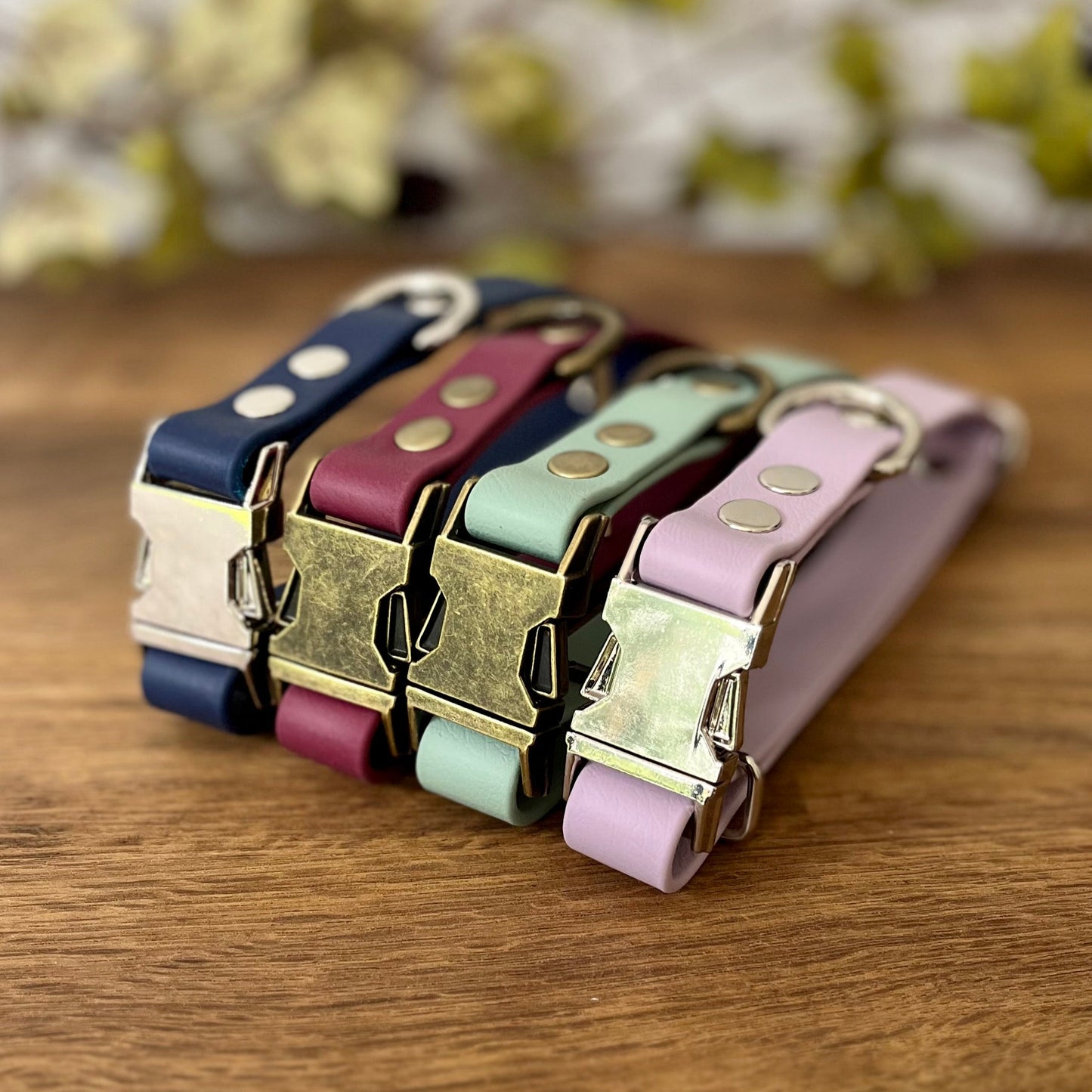 Quick Release Adjustable BioThane® Dog Collars