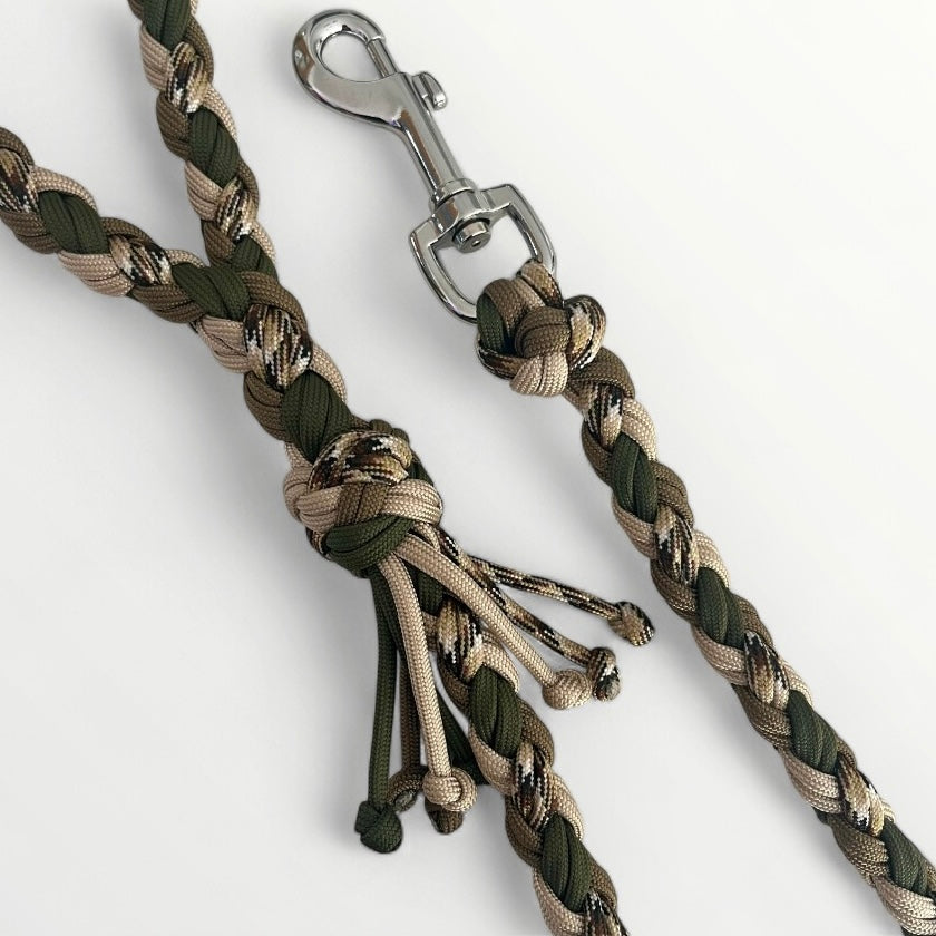 Forest Path Braided Rope Dog Lead