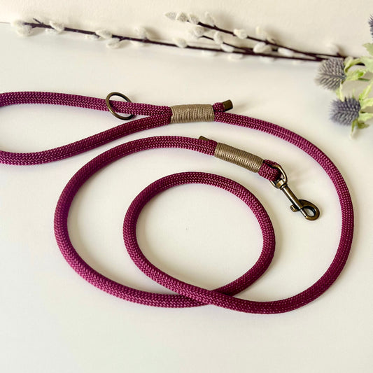 Aubergine Rope Lead