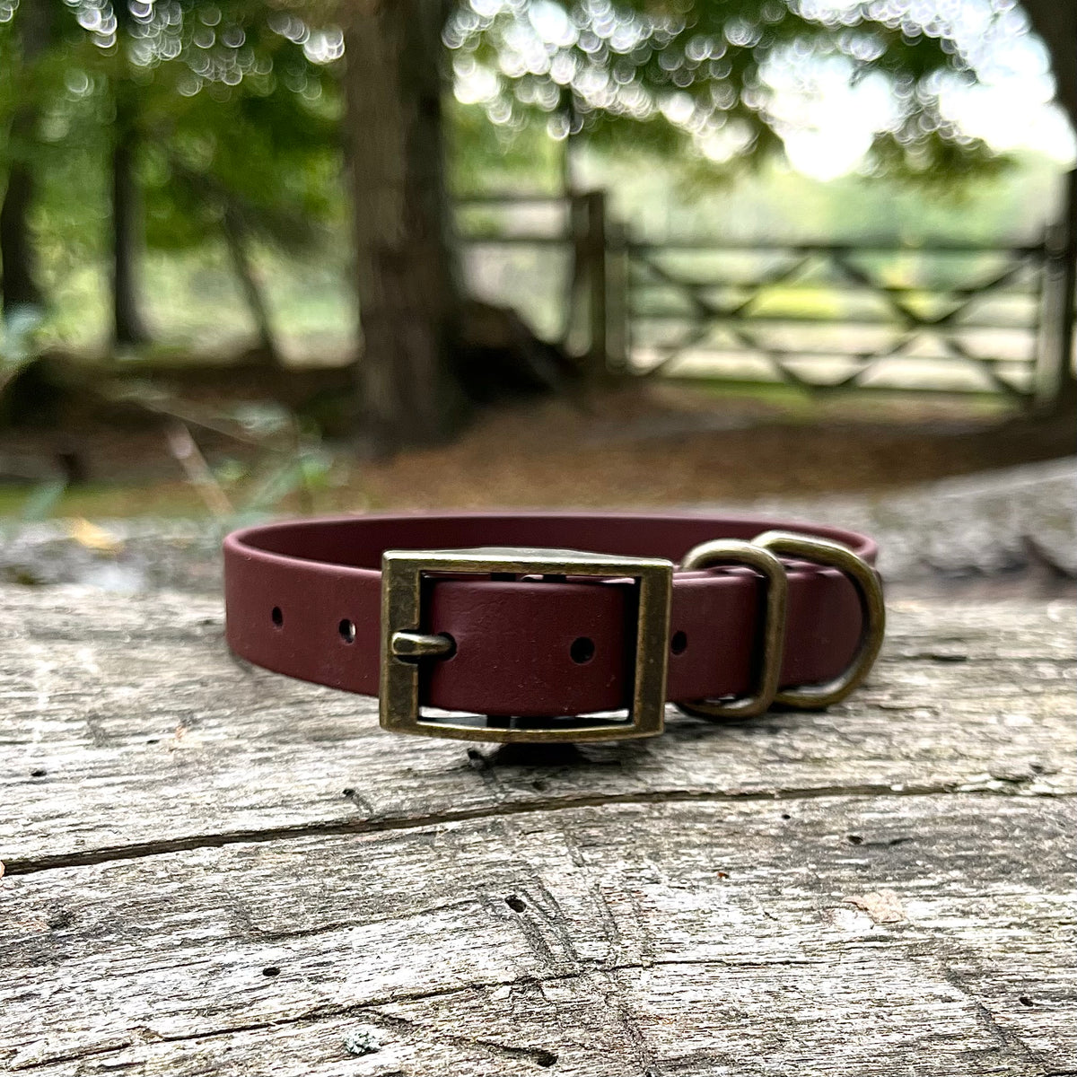 Brown BioThane® Collar