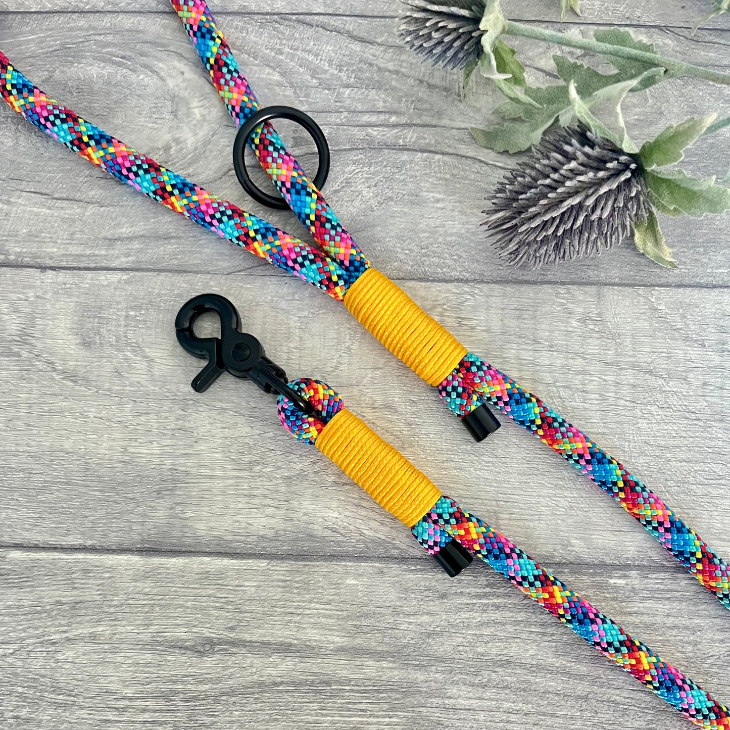 Confetti Paracord Rope Lead