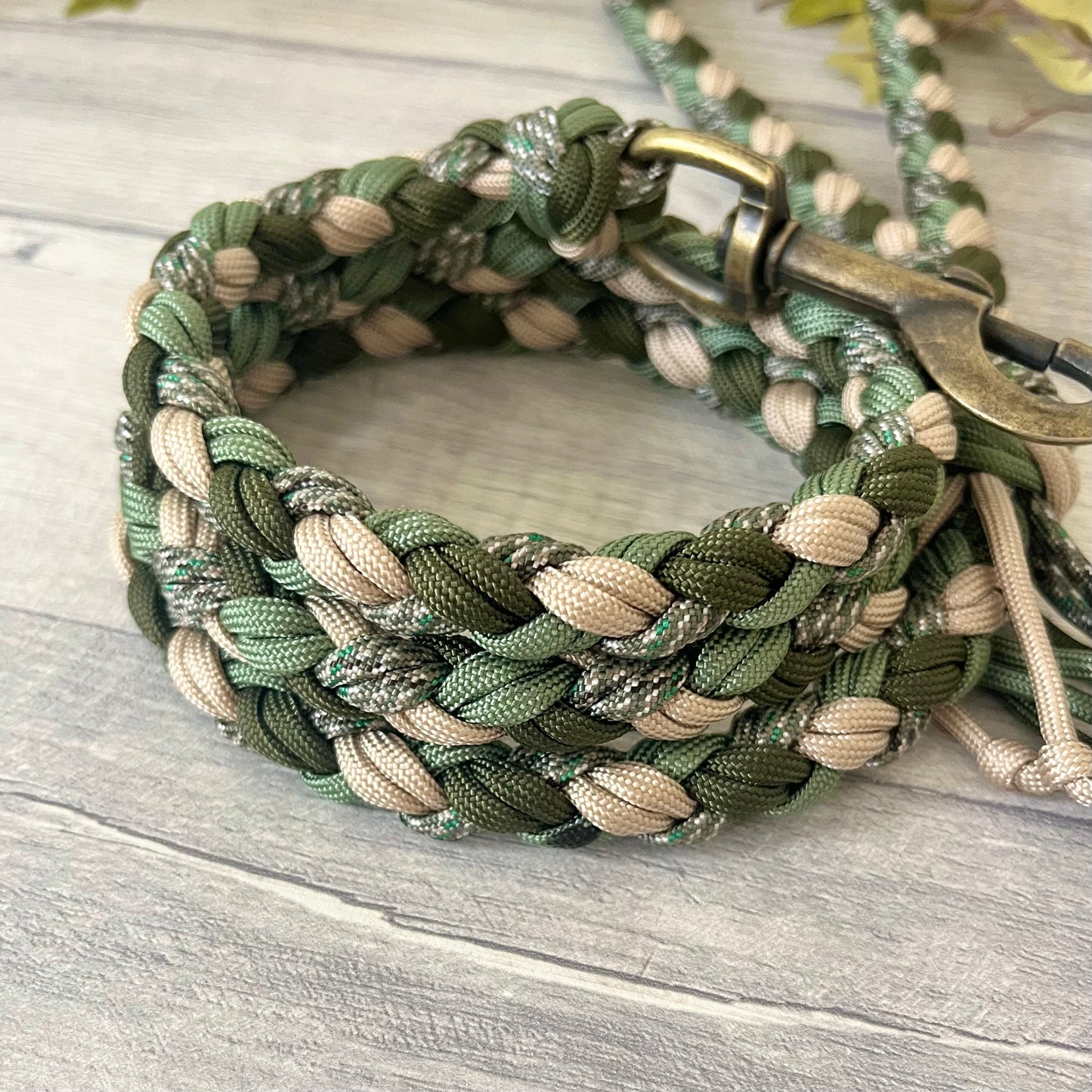 Woodland Wanderer Braided Rope Dog Lead