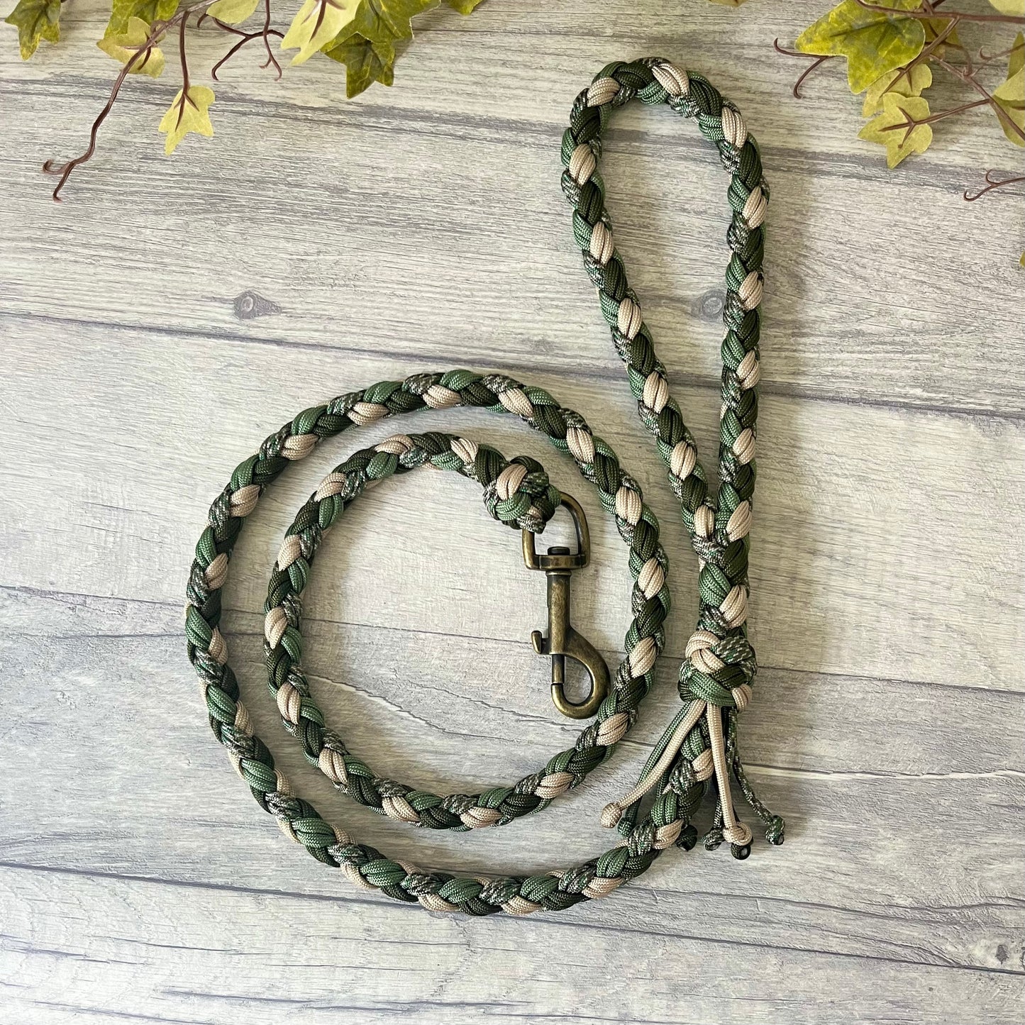 Woodland Wanderer Braided Rope Dog Lead