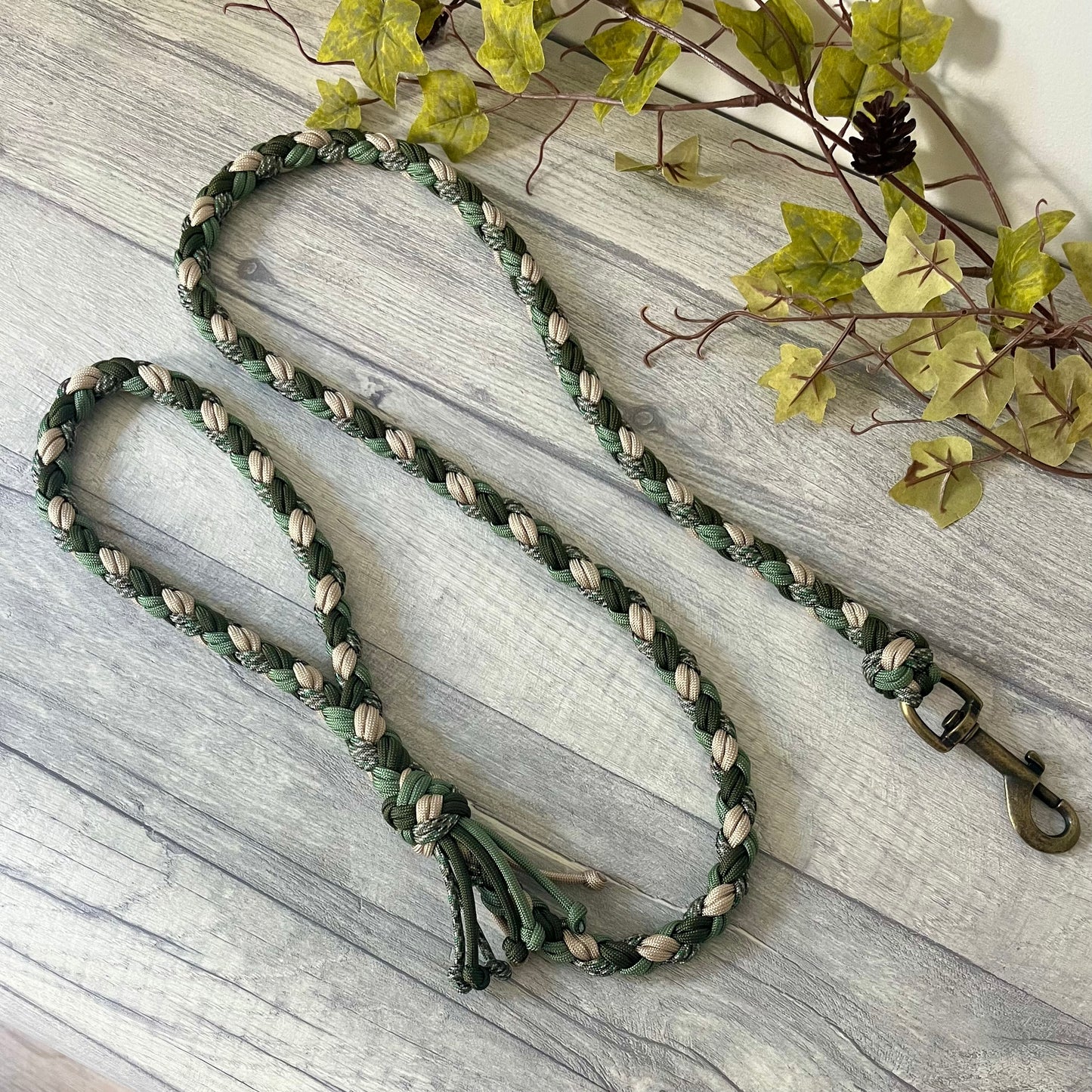 Woodland Wanderer Braided Rope Dog Lead