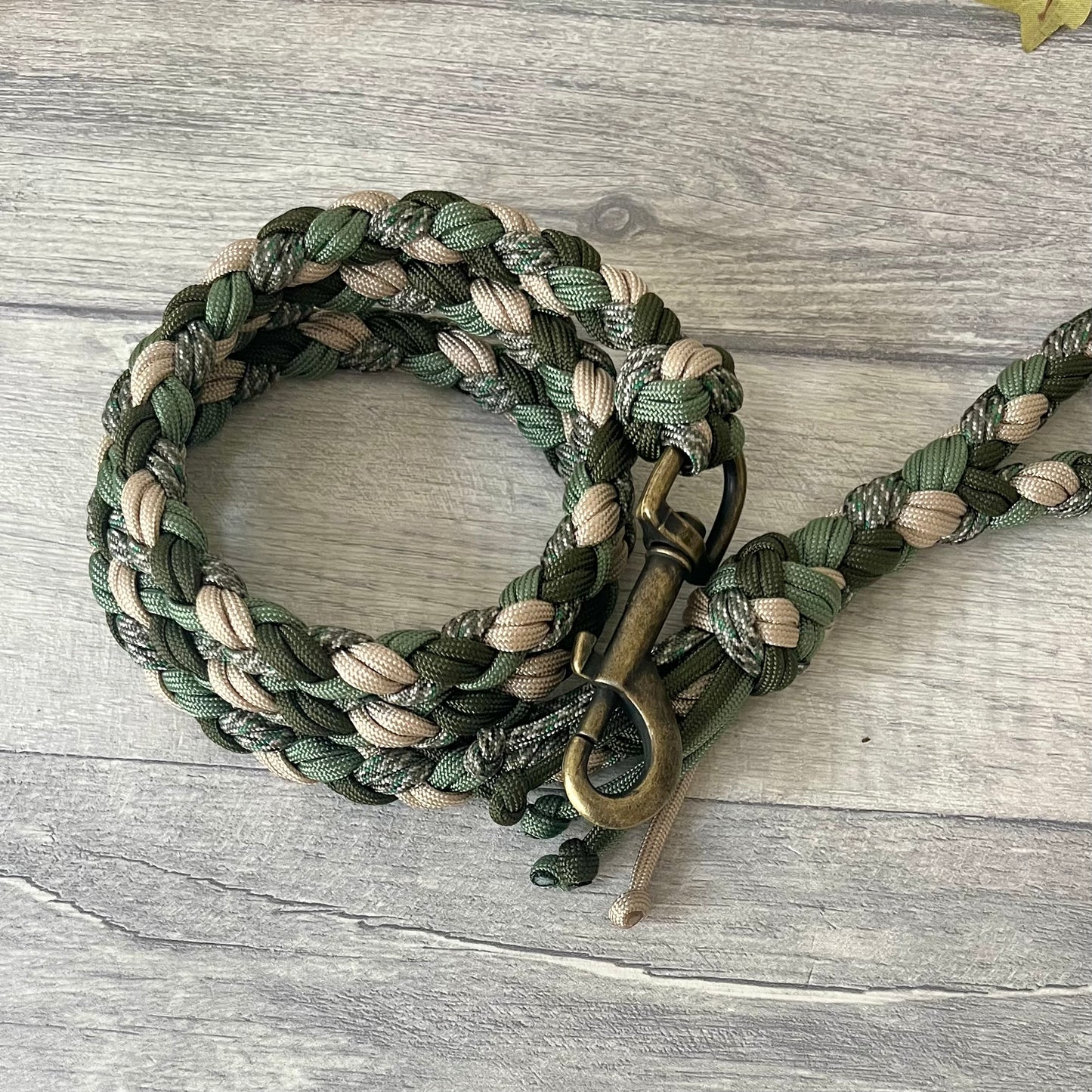 Woodland Wanderer Braided Rope Dog Lead