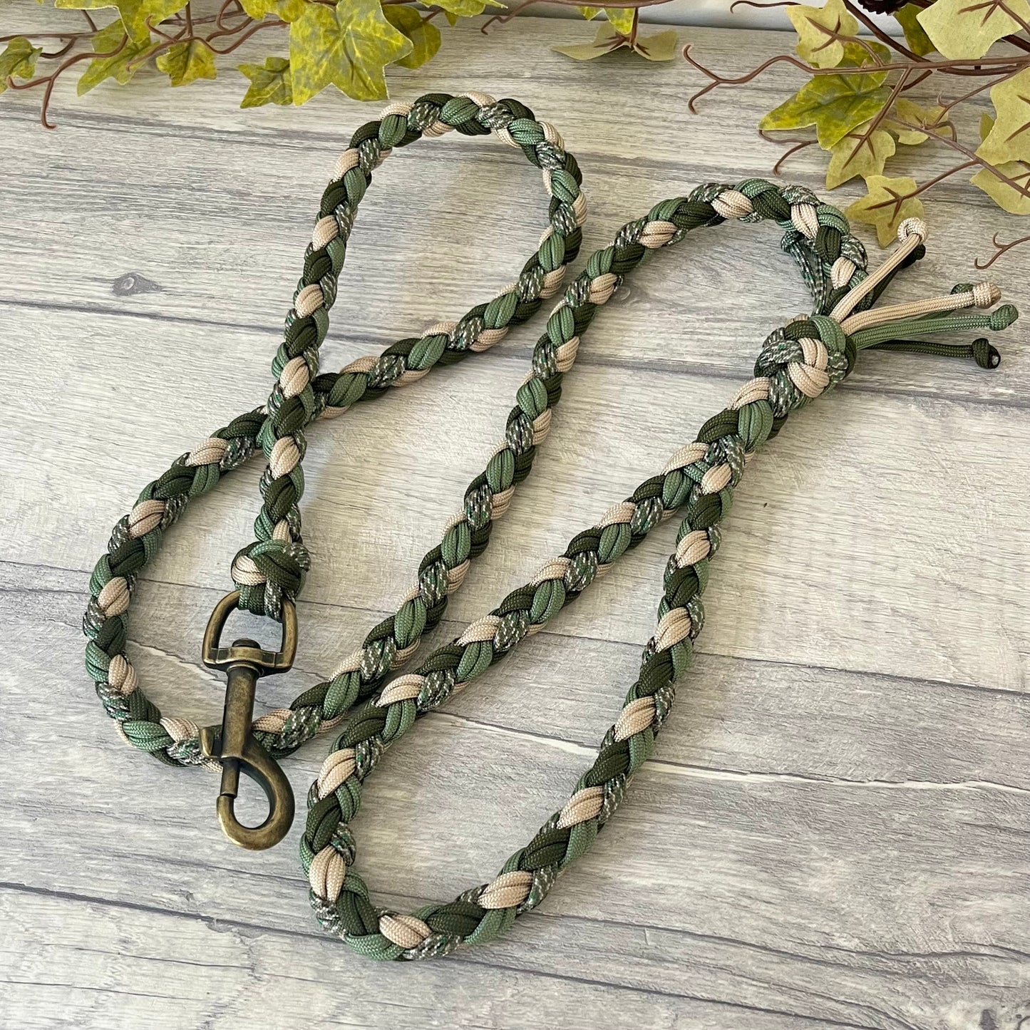 Woodland Wanderer Braided Rope Dog Lead