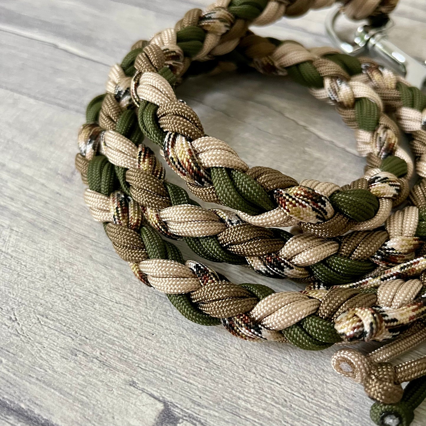 Forest Path Braided Rope Dog Lead