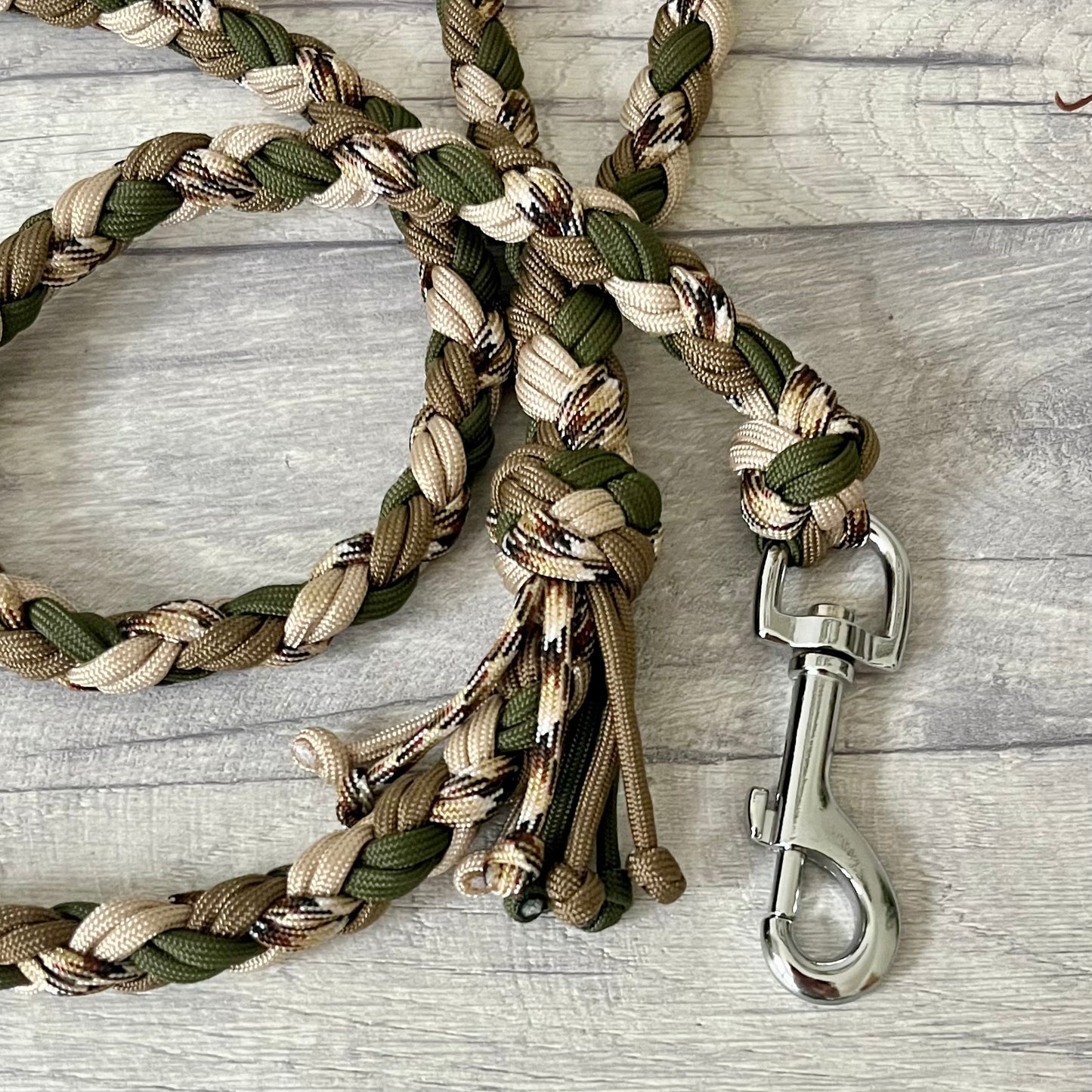 Forest Path Braided Rope Dog Lead