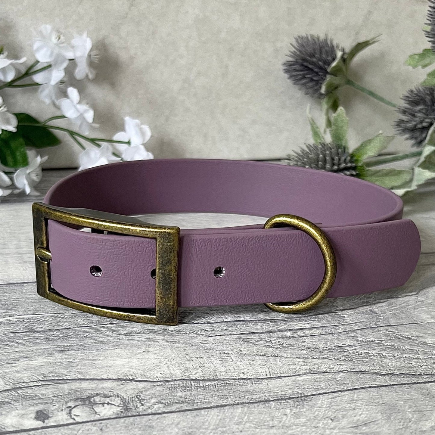 Mauve BioThane® Dog Collar