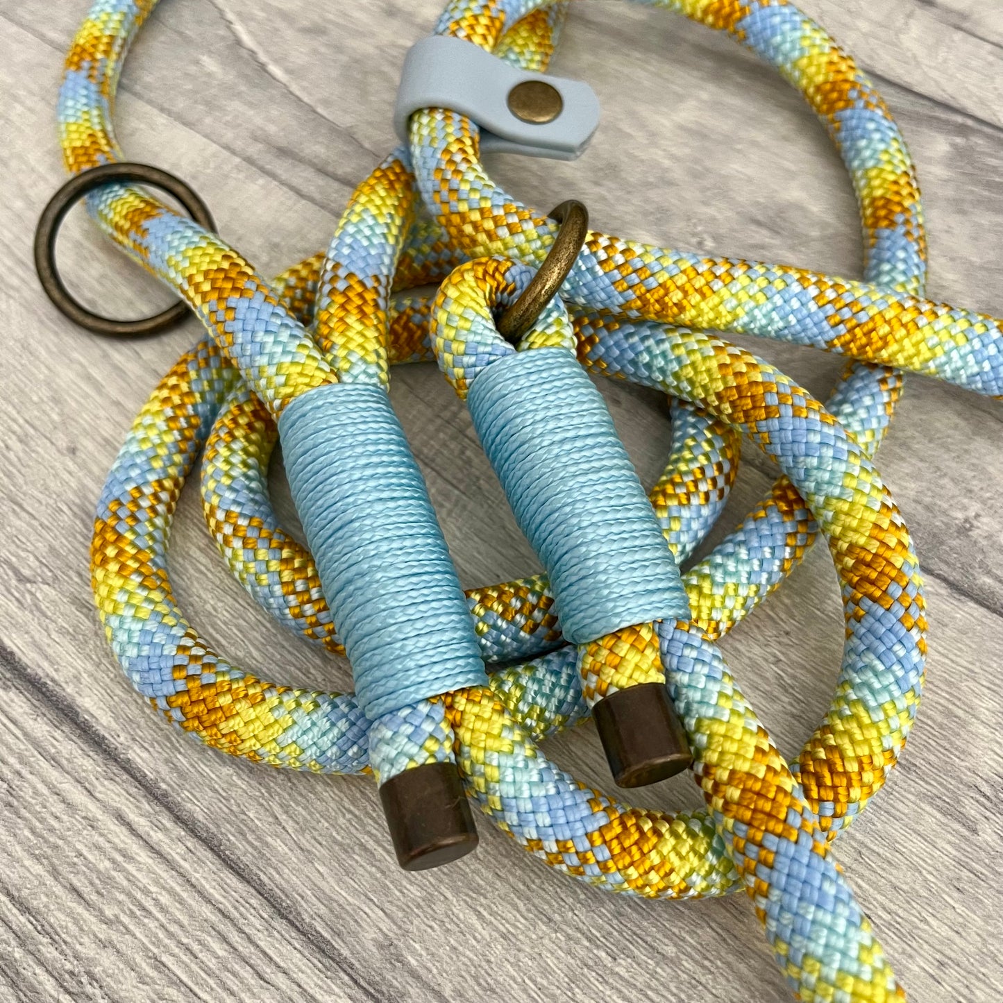 Yellow Rope Dog Lead, Miami Mix,