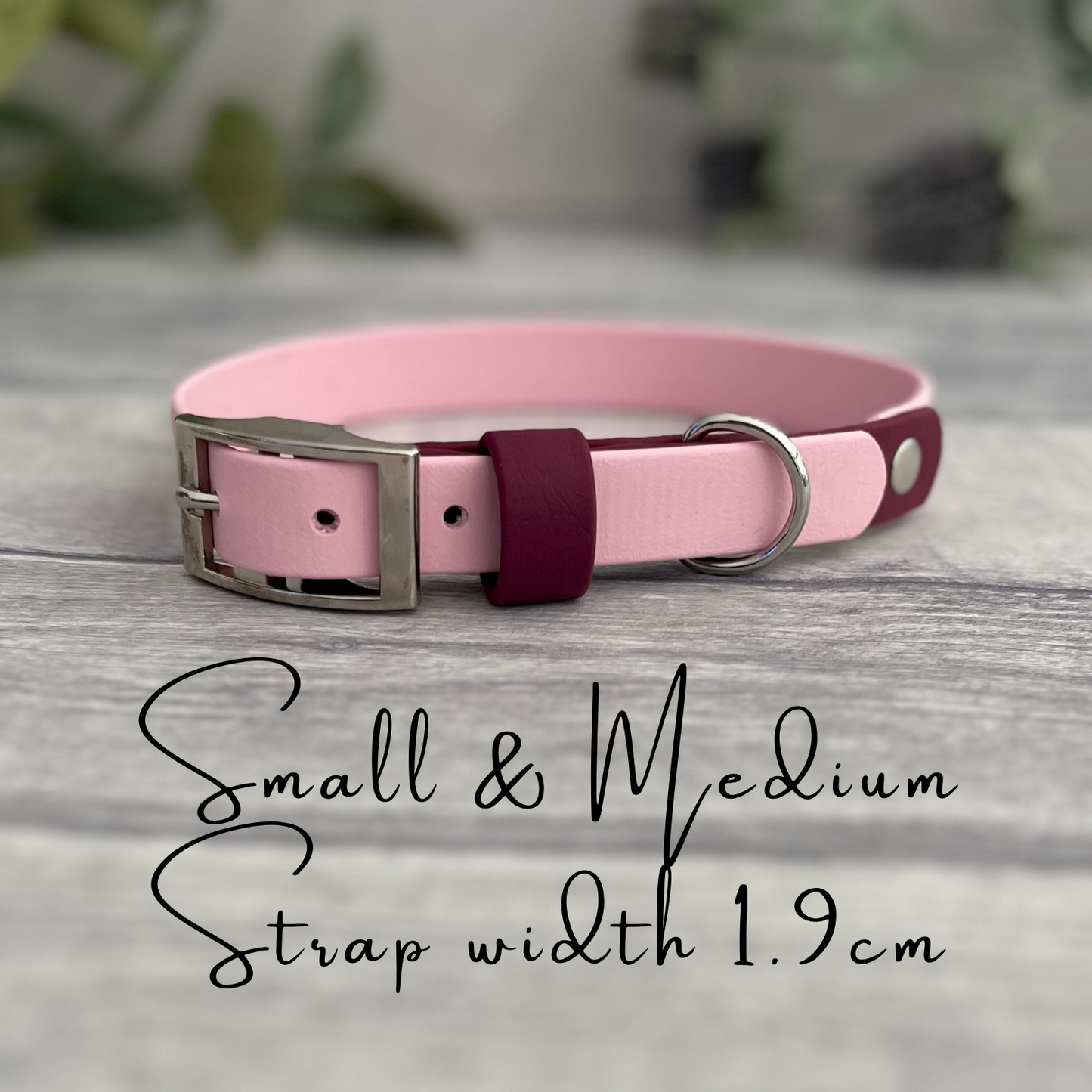 Mauve Two Tone BioThane® Dog Collar