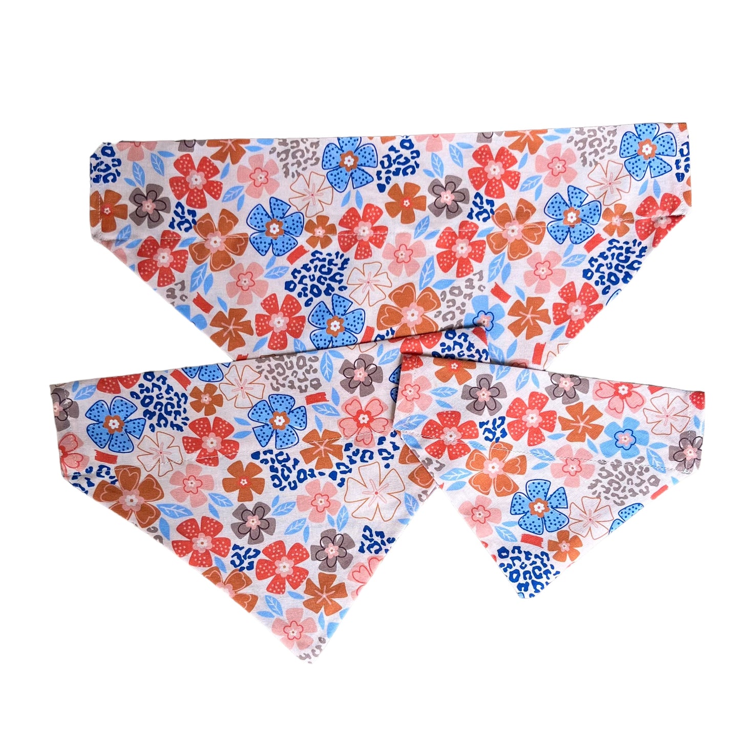 Retro Flowers Slide on Bandanas