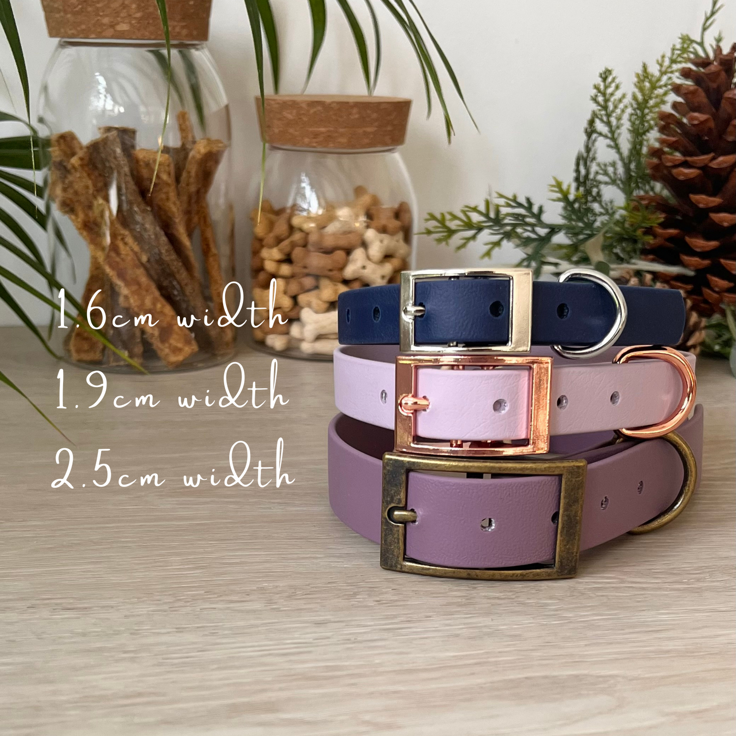 Mauve BioThane® Dog Collar