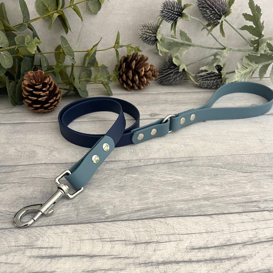 Navy Blue Two Tone BioThane® Dog Lead